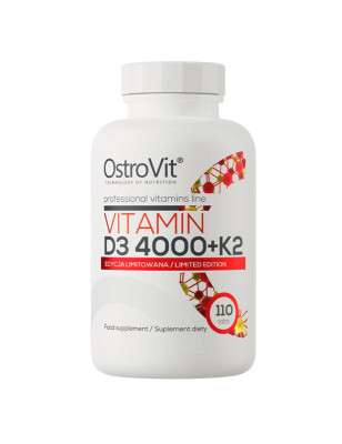 OSTROVIT VITAMIN D3 4000 + K2 - 110 tabl LE