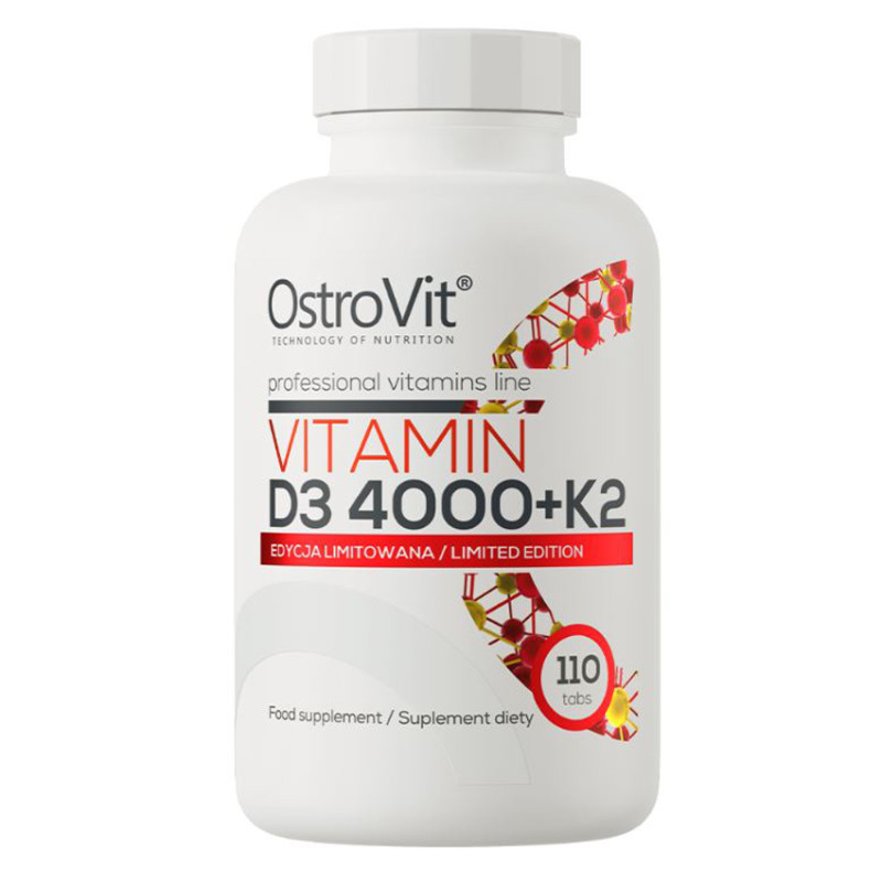 OSTROVIT VITAMIN D3 4000 + K2 - 110 tabl LE