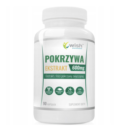 WISH POKRZYWA ZWYCZAJNA EXTR.600 mg - 90 kaps 