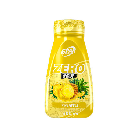 6PAK SYRUP ZERO 500ml Pineapple