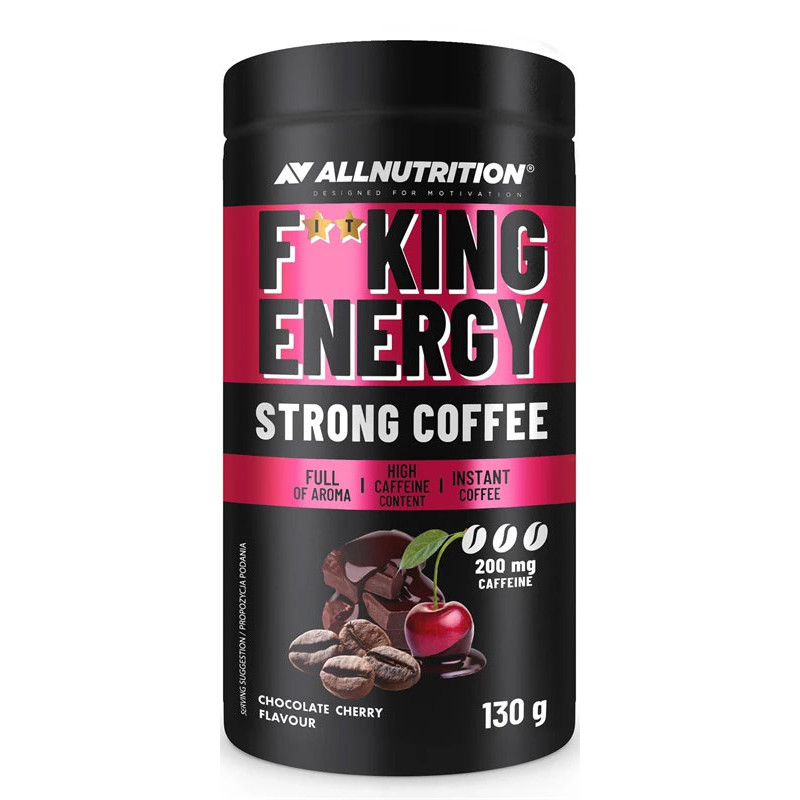 ALLNUTRITION FITKING ENERGY STRONG COFFEE 130g chr ALLNUTRITION FITKING ENERGY STRONG COFFEE 130g chr