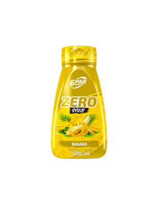 6PAK SYRUP ZERO 500ml Banana