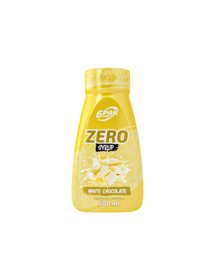 6PAK SYRUP ZERO 500ml White Chocolate