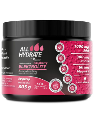 ALINESS ALLHydrate ELEKTROLITY RASPBERRY - 305 g