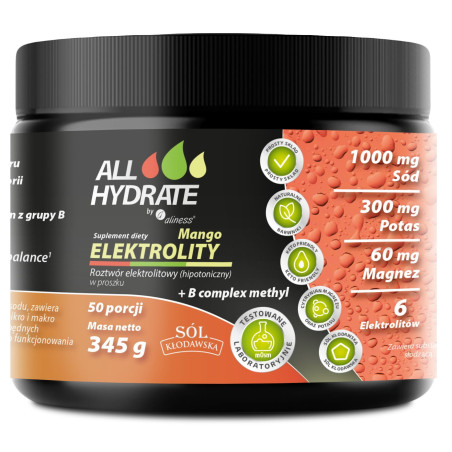ALINESS ALLHydrate ELEKTROLITY MANGO+B-complex-345