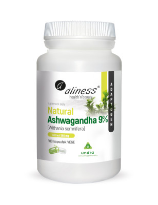 ALINESS NATURAL ASHWAGANDHA 580mg 9% - 100 kaps ve