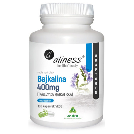 ALINESS BAJKALINA EXTRACT 85% 400mg-100kaps vege
