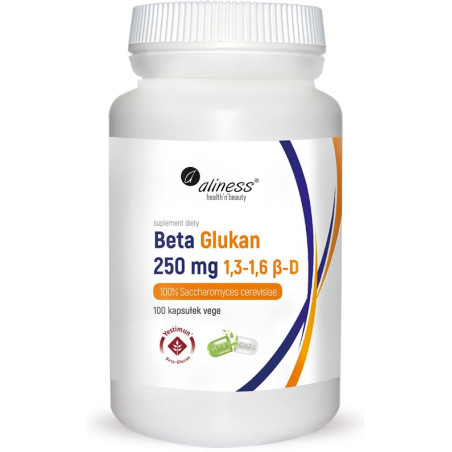 ALINESS BETA GLUKAN 250mg - 100kaps vege