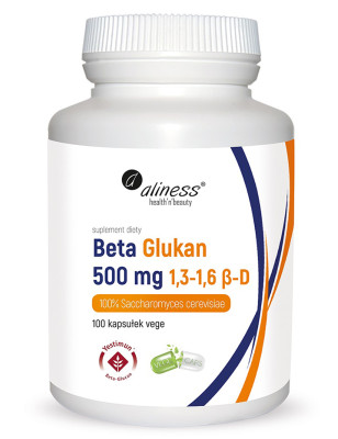 ALINESS BETA GLUKAN 500mg - 100kaps vege