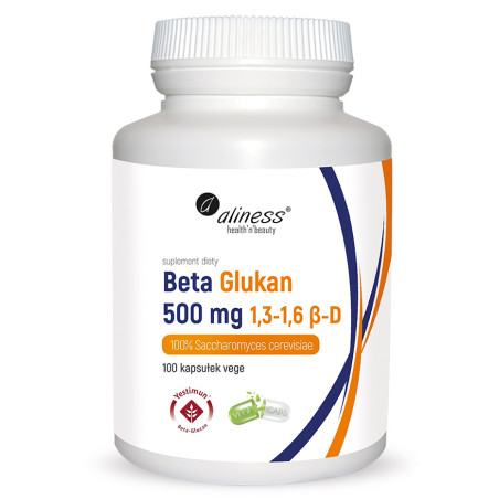 ALINESS BETA GLUKAN 500mg - 100kaps vege