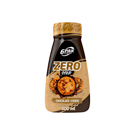 6PAK SYRUP ZERO 500ml Chocolate Cookie