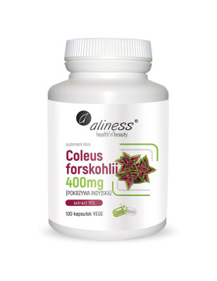 ALINESS COLEUS FORSKOHLII 10% 400mg - 100kaps