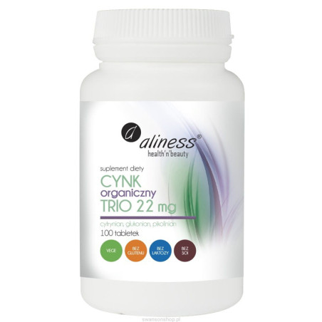 ALINESS CYNK ORGANICZNY TRIO 15mg - 100tabl