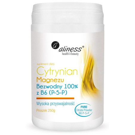 ALINESS CYTRYNIAN MAGNEZU BEZWODNY 100% z B6-250 g