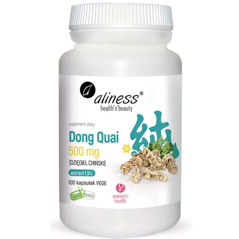 ALINESS DONG QUAI 1,5% 500mg - 100kaps vege ALINESS DONG QUAI 1,5% 500mg - 100kaps vege