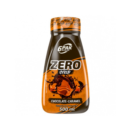 6PAK SYRUP ZERO 500ml Chocolate Carmel
