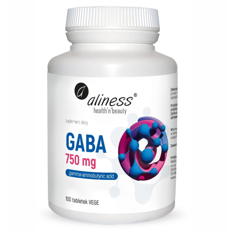 ALINESS GABA 750 mg - 100 tabl vege